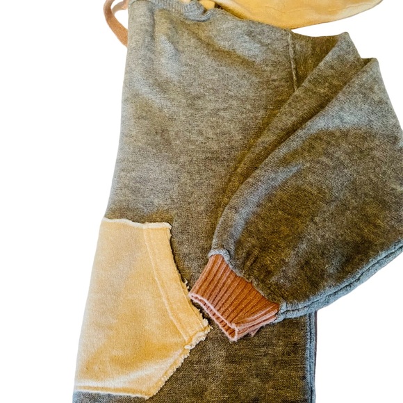 Vintage Havana Boxy Hoodie in Charcoal/Mauve S - Picture 4 of 11